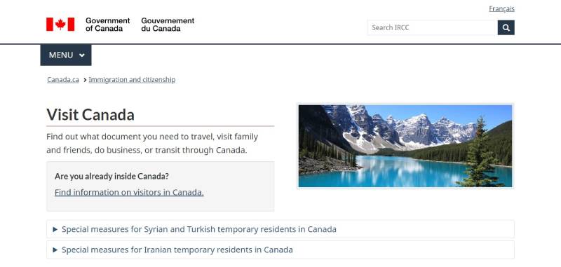 Visit-Canada The 29 Best Tourism Website Design Examples to Inspire Travel