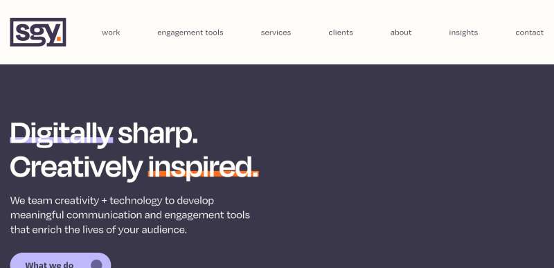 Yoke Design Agency Website Design: 14 Examples in Action