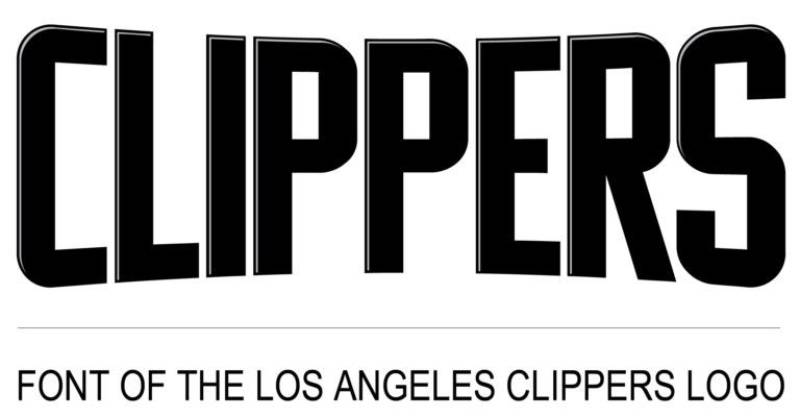 Font-1-8 The Los Angeles Clippers Logo History, Colors, Font, and Meaning