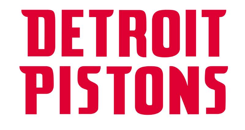 Font-8 The Detroit Pistons Logo History, Colors, Font, and Meaning