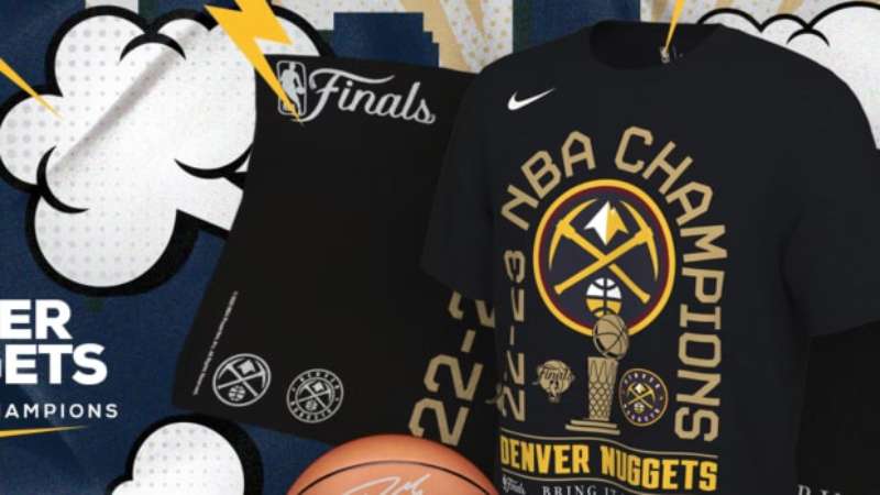 Merch-1-1 The Denver Nuggets Logo History, Colors, Font, and Meaning