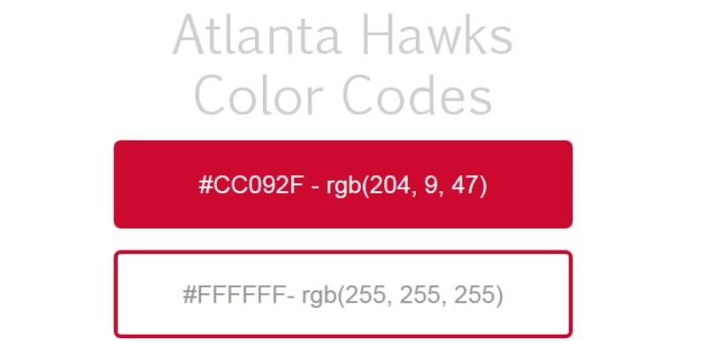 atlanta-hawks-colors The Atlanta Hawks Logo History, Colors, Font, and Meaning