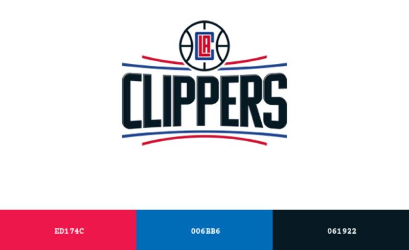 colour-14 The Los Angeles Clippers Logo History, Colors, Font, and Meaning