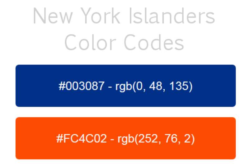 colour-33 The New York Islanders Logo History, Colors, Font, And Meaning