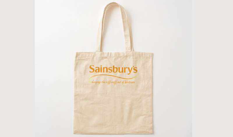 tote-bag-1 The Sainsbury's Logo History, Colors, Font, And Meaning