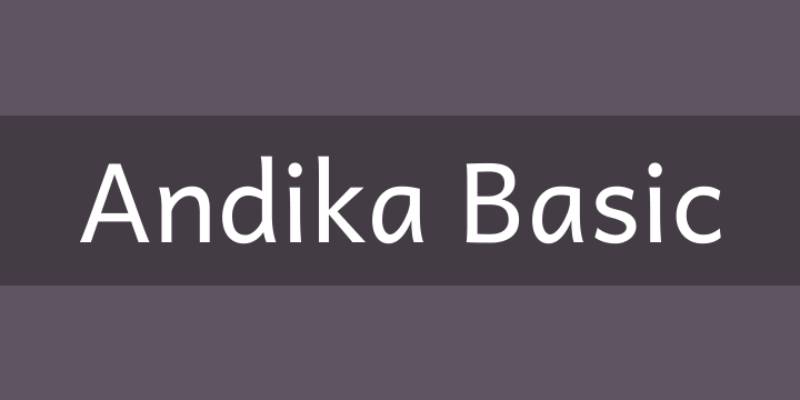 Andika-New-Basic ADHD-Friendly Fonts: The Best Fonts for ADHD