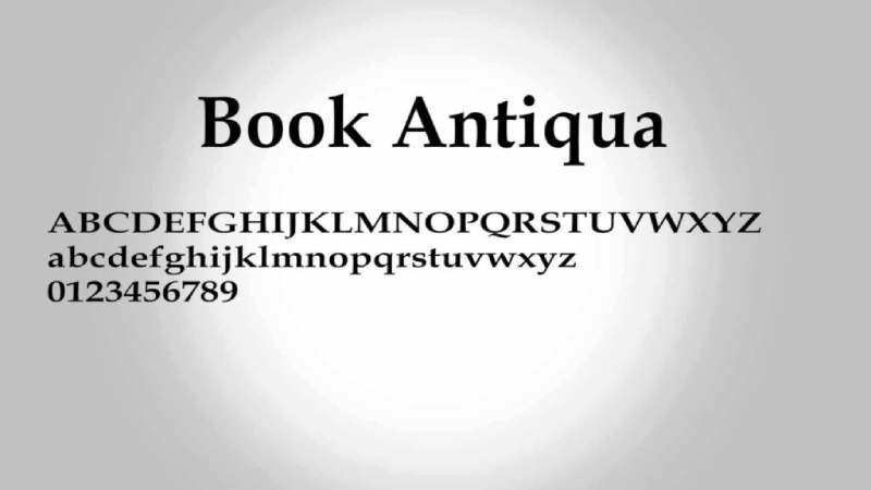 Book-Antiqua- Letter Luxury: The 18 Best Fonts for Letters