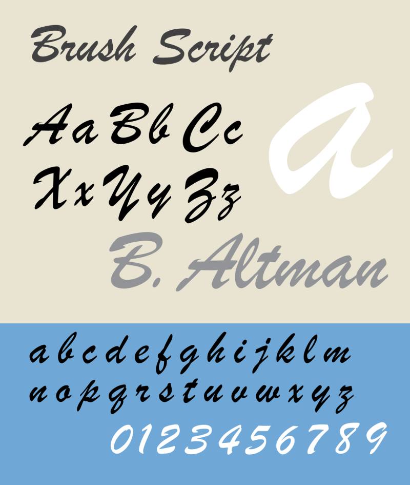 Brush-Script Brochure Beauty: 19 Best Fonts for Brochures