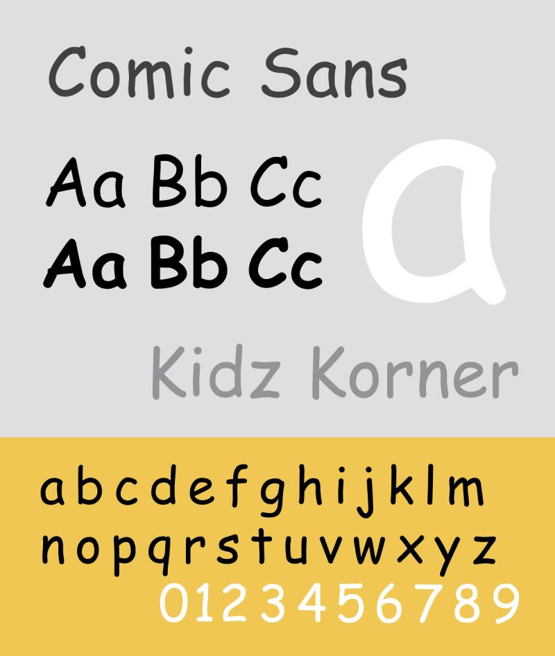 Comic-Sans The 33 Best Fonts for PowerPoint Presentations