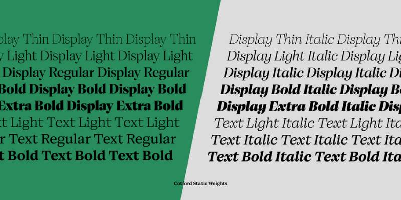 Cotford-Font-Family Photoshop Font Picks: The 29 Best Fonts for Photoshop