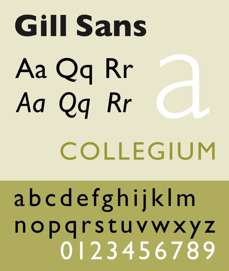Gill-Sans ADHD-Friendly Fonts: The Best Fonts for ADHD