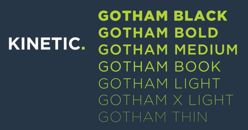 Gotham Ad Appeal: 20 Awesome Fonts for Ads