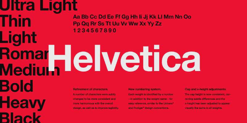 Helvetica-1 Banner Boldness: The 24 Best Fonts for Banners