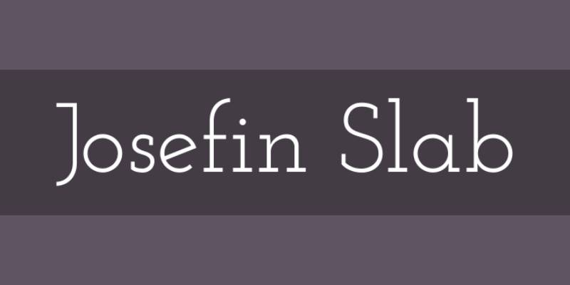 Josefin-Slab Web Typography: The 21 Best Fonts for Websites