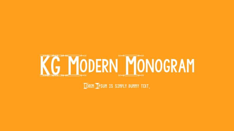 KG-Modern-Monogram Monogram Magic: The 23 Best Fonts for Monograms