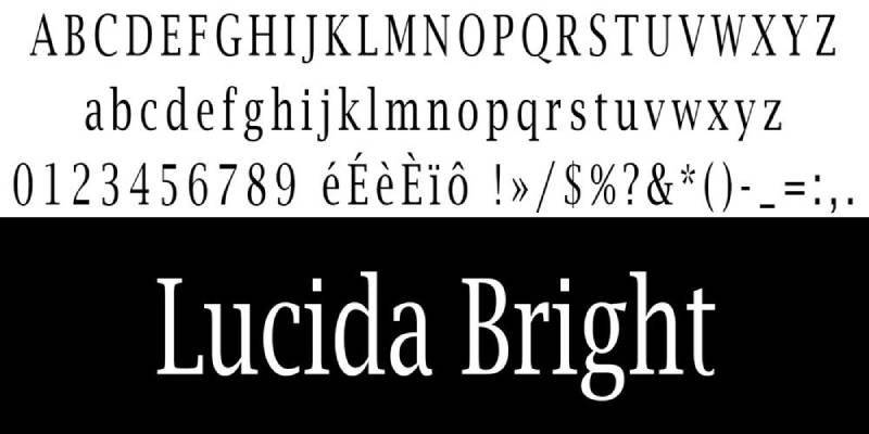 Lucida-Bright Signature Style: Best Fonts for Email Signatures