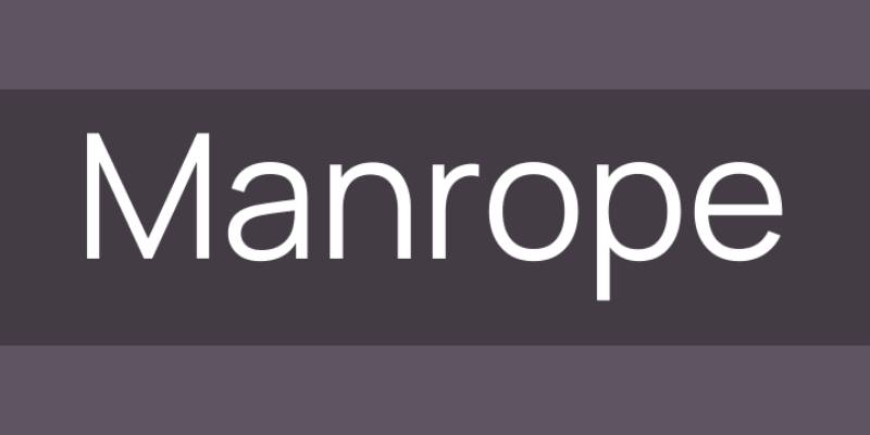Manrope App Typography: The 25 Best Fonts for Apps