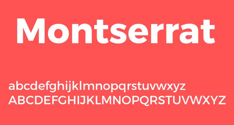 Montserrat Menu Typography: The 19 Best Fonts for Menus