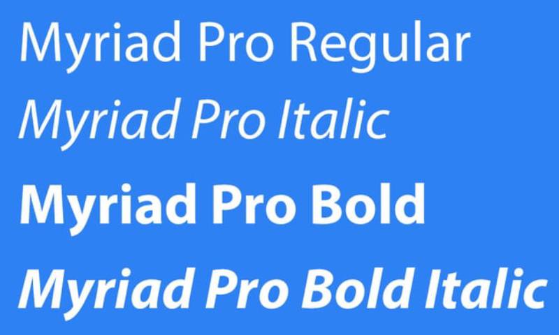 Myriad-Pro Billboard Boldness: The 17 Best Fonts for Billboards