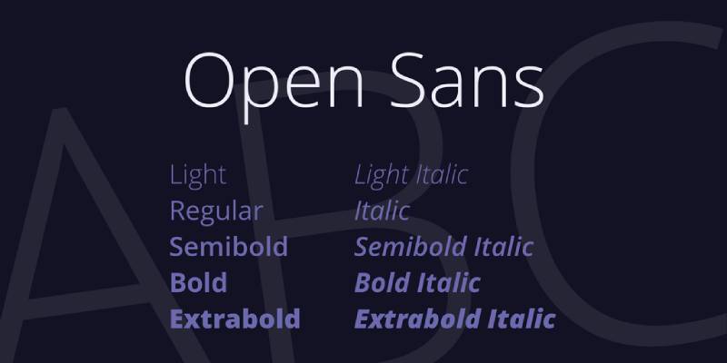 Open-Sans ADHD-Friendly Fonts: The Best Fonts for ADHD