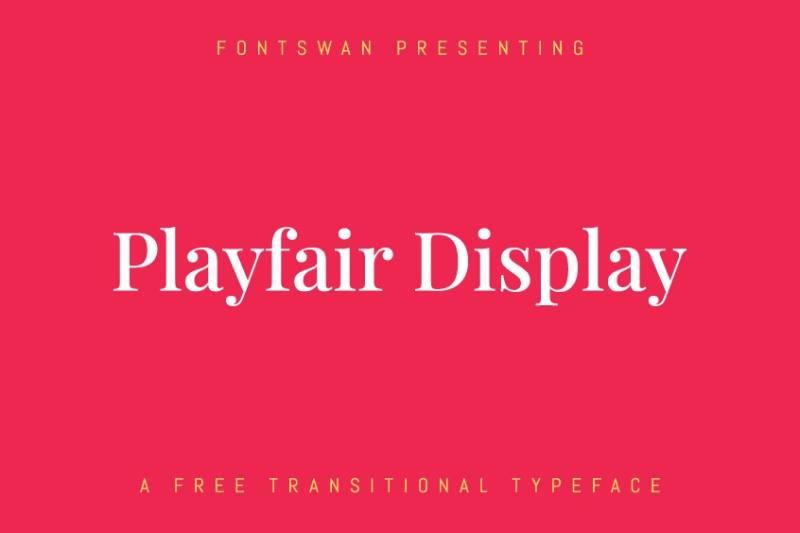 Playfair-Display Professional Typography: The 20 Best Fonts for Professional Documents