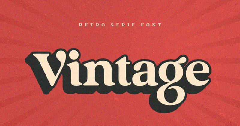 Retro-and-Vintage-Fonts Signage Style: The 23 Best Fonts for Signs