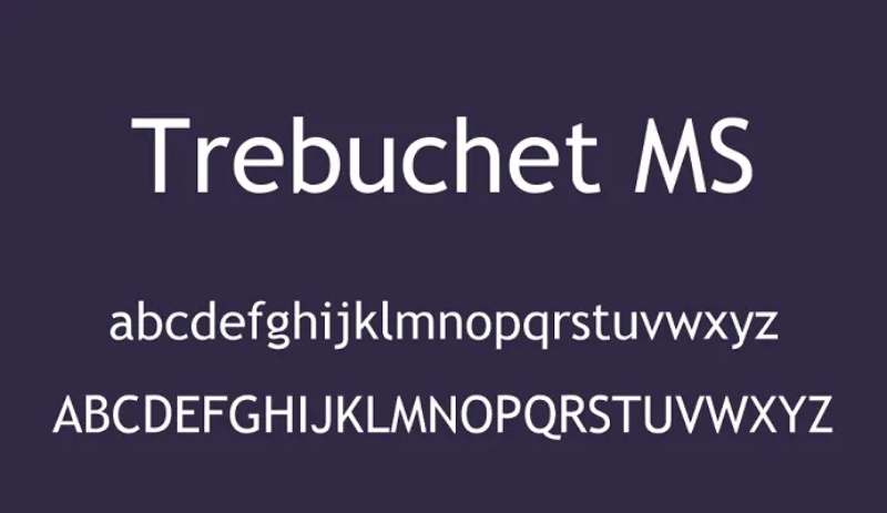 Trebuchet-MS Letter Luxury: The 18 Best Fonts for Letters