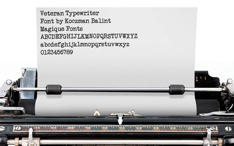 Veteran-Typewriter Banner Boldness: The 24 Best Fonts for Banners