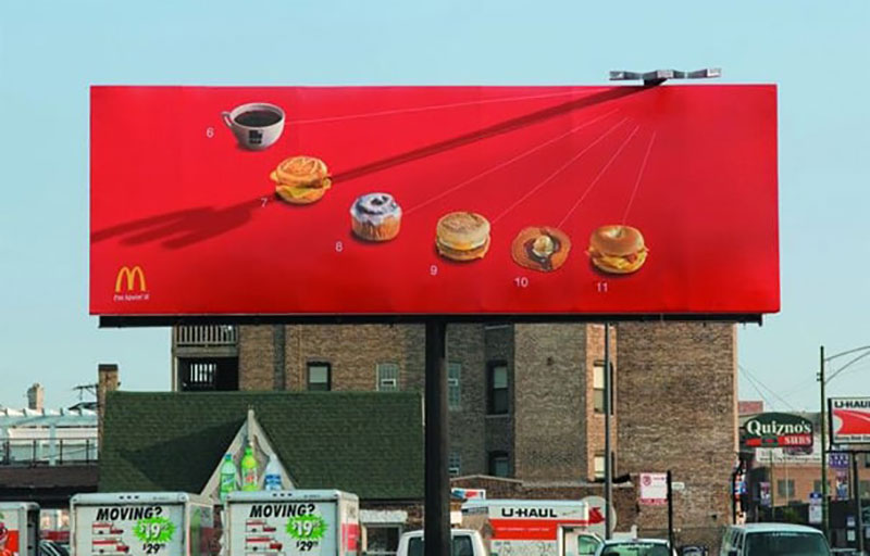 Outdoor-Advertising-Affissione-McDonalds Unlocking the Palette: What Is Color Theory?