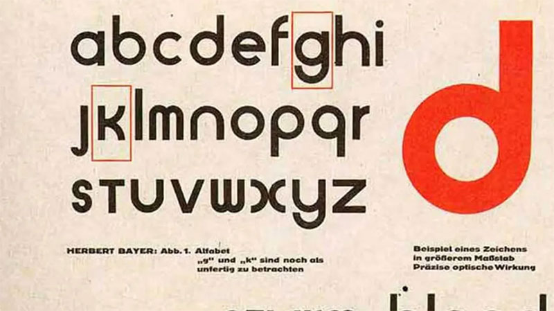 Herbert-Bayer-and-Typography The Bauhaus Influence: A New Era in Graphic Design
