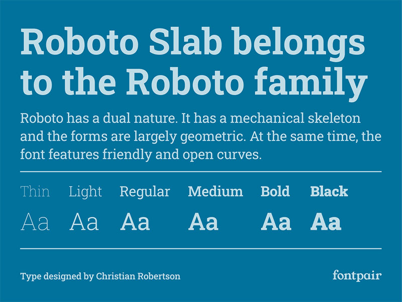Roboto-Slab Infographic Impact: The 22 Best Fonts for Infographics
