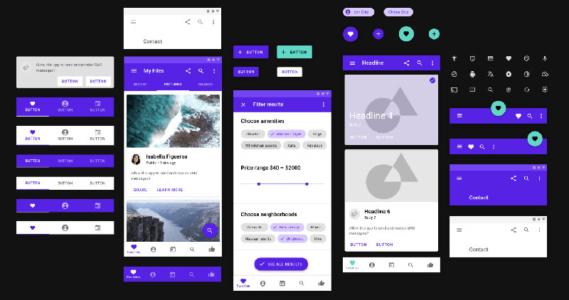 libraries-material-design-ui-and-prototype App Aesthetics: The 22 Best Fonts for Mobile Apps