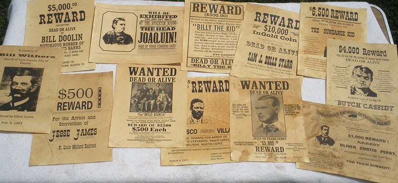 81nJGNZPbkL Old West Designs: How to Make a Wanted Poster