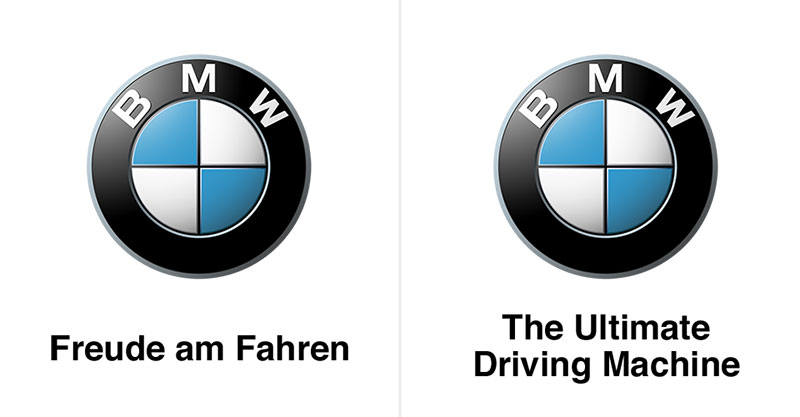 BMW-German-English-Transcreation Brand Positioning Examples to Inspire You
