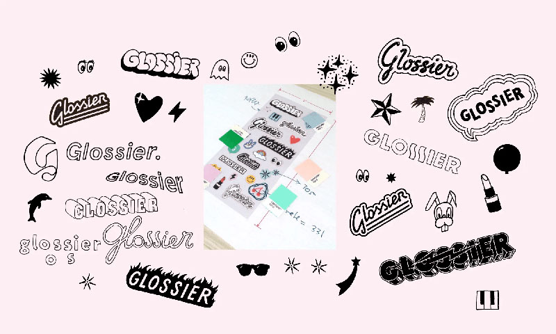 Glossier Corporate Identity Examples Any Designer Should See
