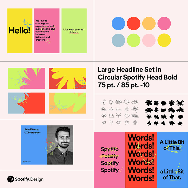 Spotify Corporate Identity Examples Any Designer Should See