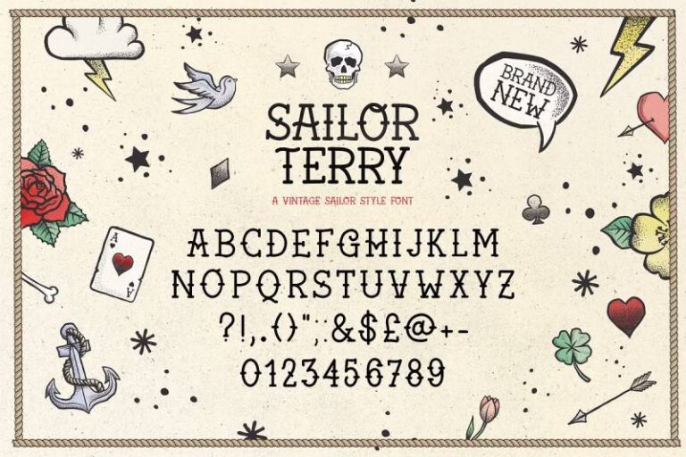 Sailor Script Nautical Fonts To Create Cool Sailing Themed Designs