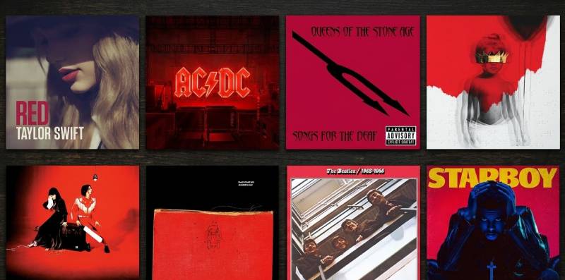 Red Album Covers That Ignite Passion