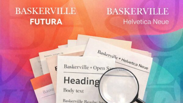 Refined Baskerville Font Pairing for Editorial Design