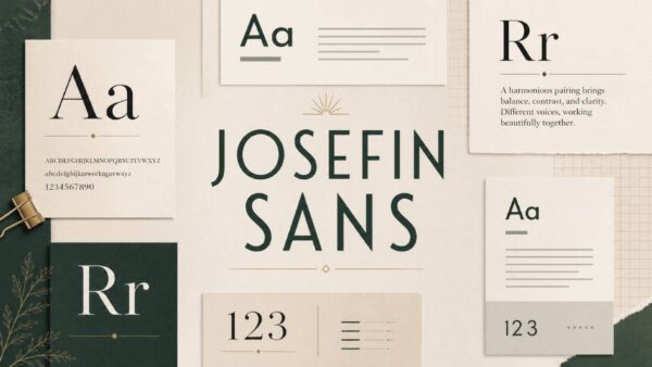 Stylish Josefin Sans Font Pairing for Modern Brands