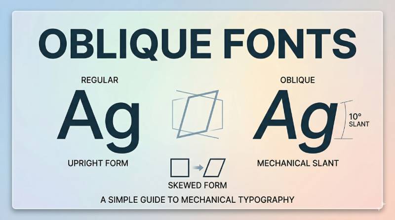 What Is an Oblique Font and When Should You Use It?