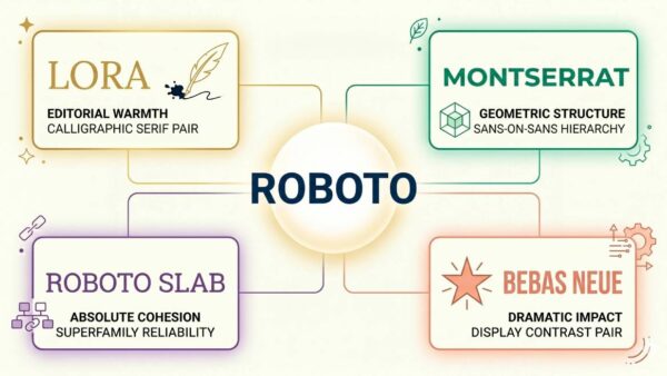 Top Roboto Font Pairing Picks for Clean Layouts