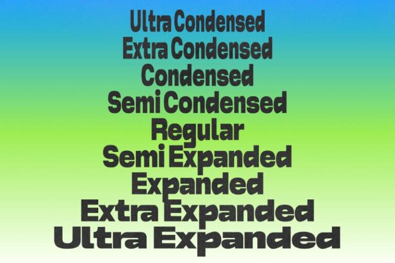 What Is a Condensed Font and When Does It Work Best?