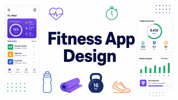 Fitness App Design: Onboarding, Tracking, and Retention