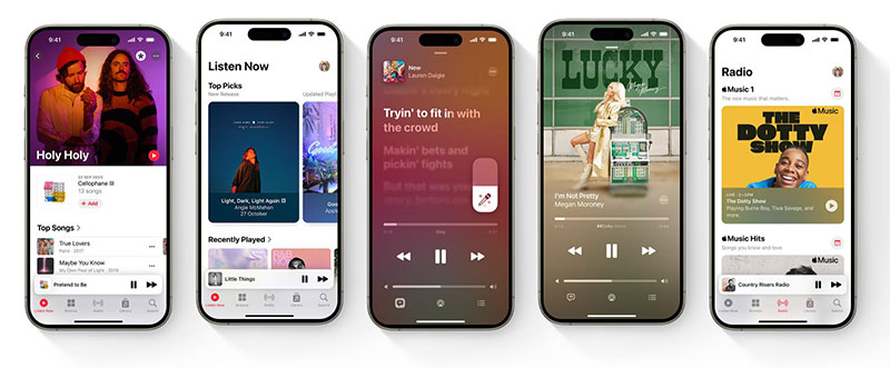 Apple Music takes the opposite