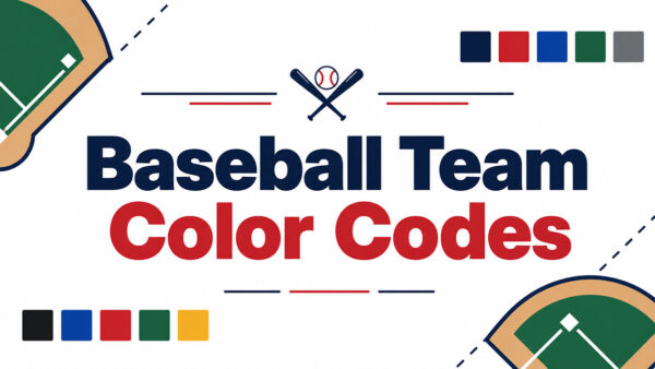 Baseball Team Color Codes
