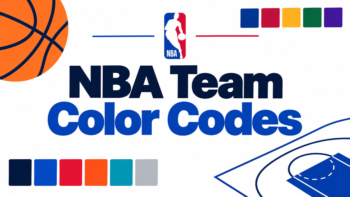 NBA Team Color Codes