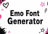 Emo Font Generator