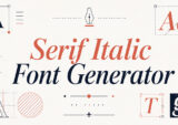 Serif Italic Font Generator