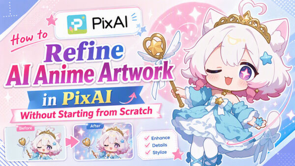 How to Refine AI Anime Artwork in PixAI Without Starting from Scratch